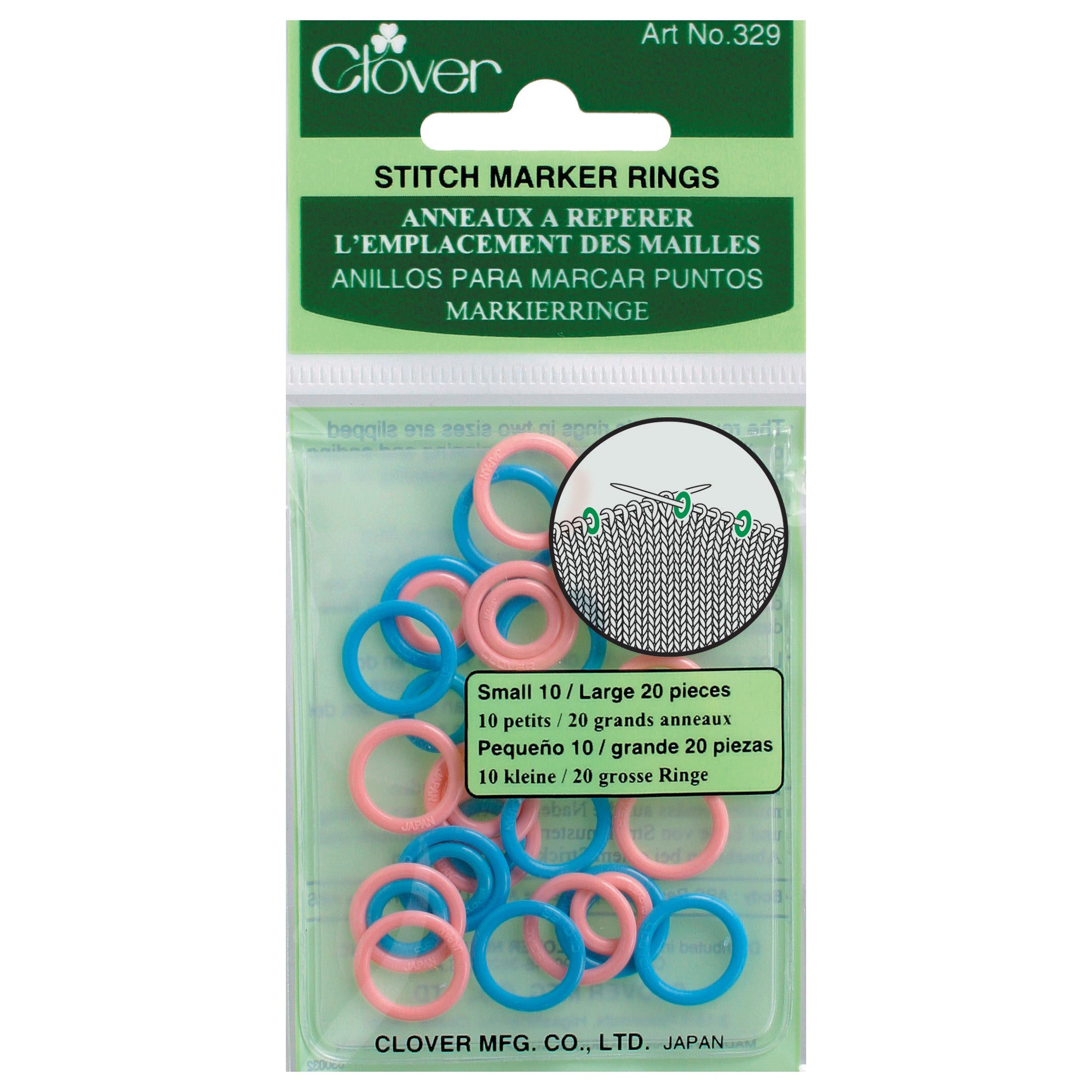 Clover Stitch Ring Marker