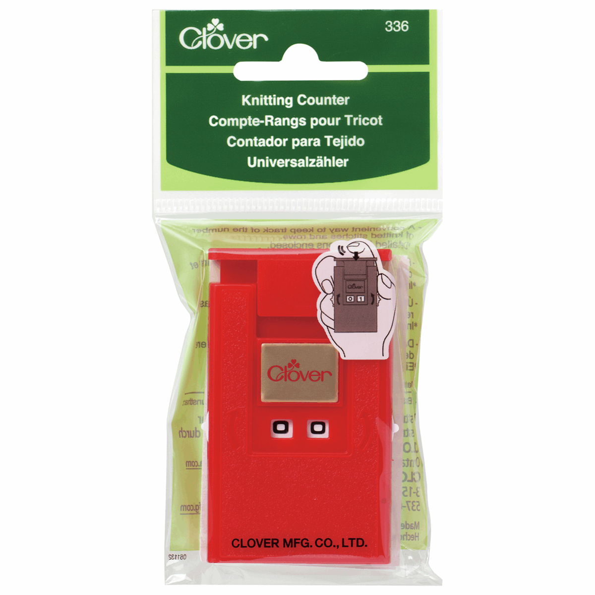 Clover Knitting Row Counter