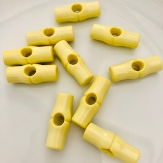 Toggle Button 25mm Yellow