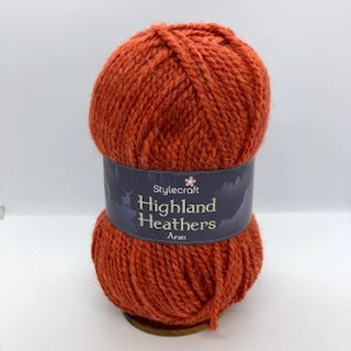 Stylecraft 1303 Whisky Highland Heathers Aran 100g