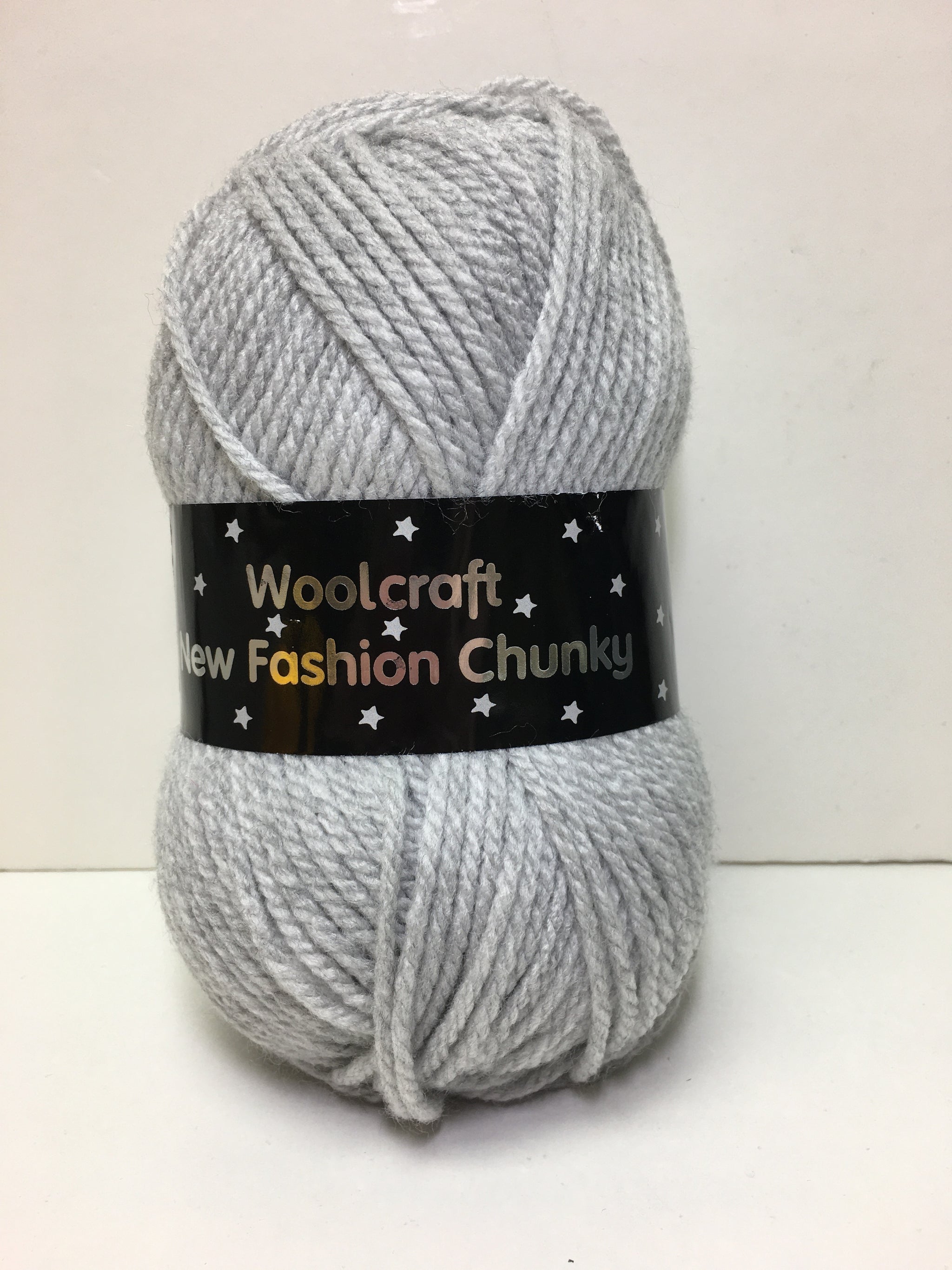 Woolcraft 1000 Silver Grey New Fashion Chunky 100g