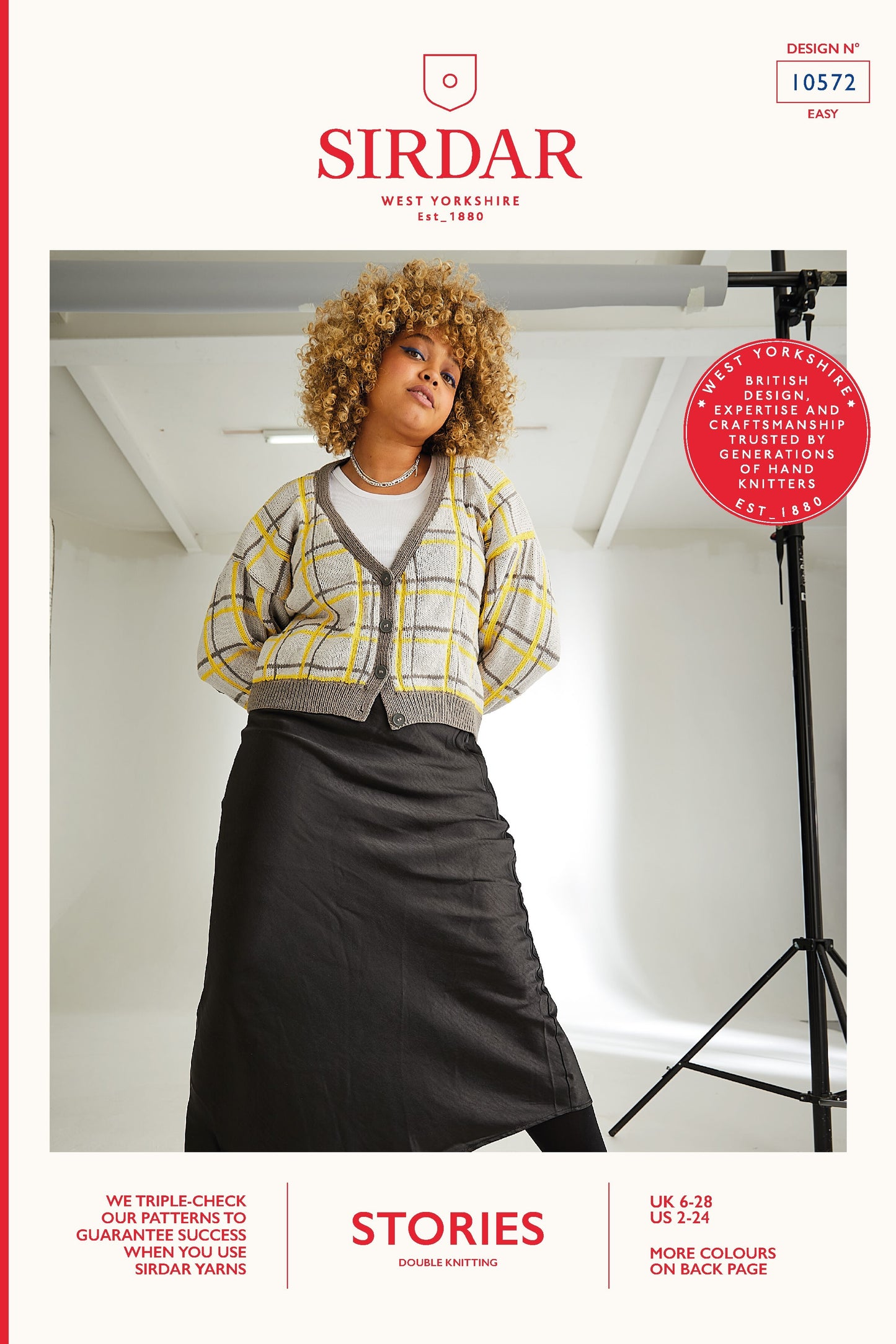Sirdar 10572 Big City Cardigan Stories UK6-28