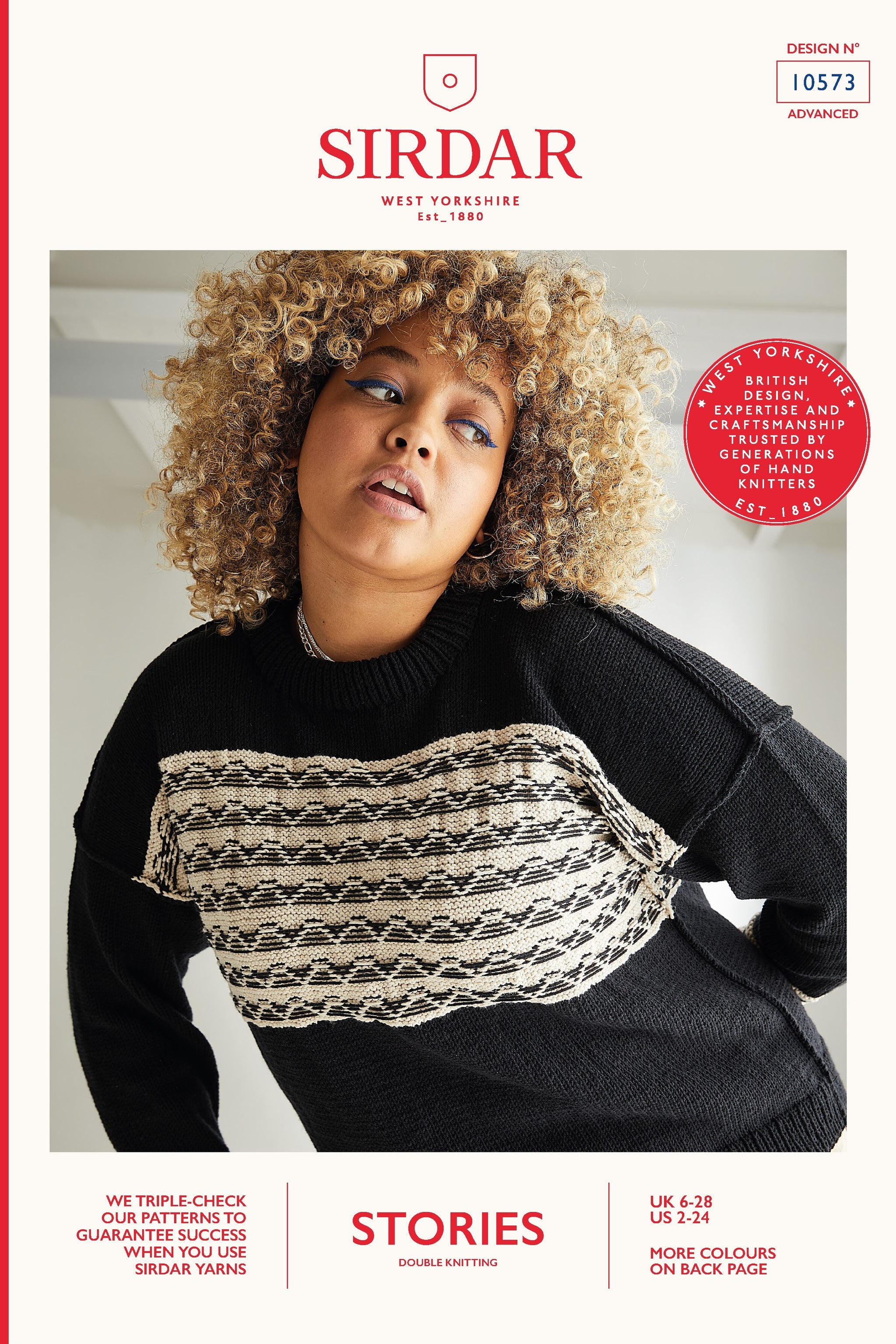 Sirdar 10573 Mean Street Sweater Sirdar Stories UK6-28