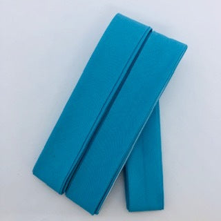 Bias Binding 2.5m x 25mm Aqua