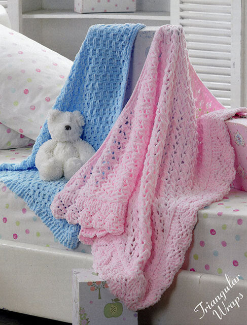 JB202: Flutterby Chunky Triangular Wraps 2 Designs