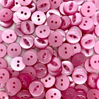 Fish Eye Button : 11mm: Pink