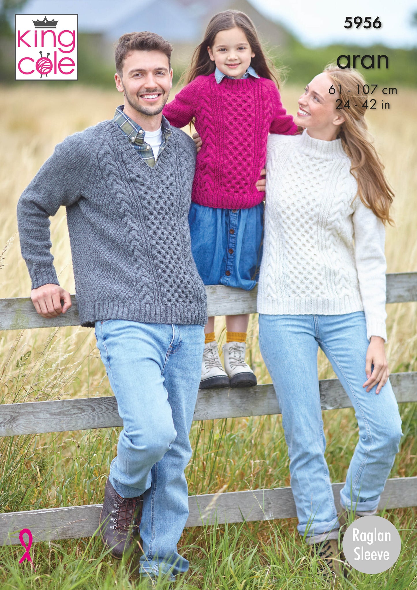 King Cole : Aran 5956 Family Aran Sweaters