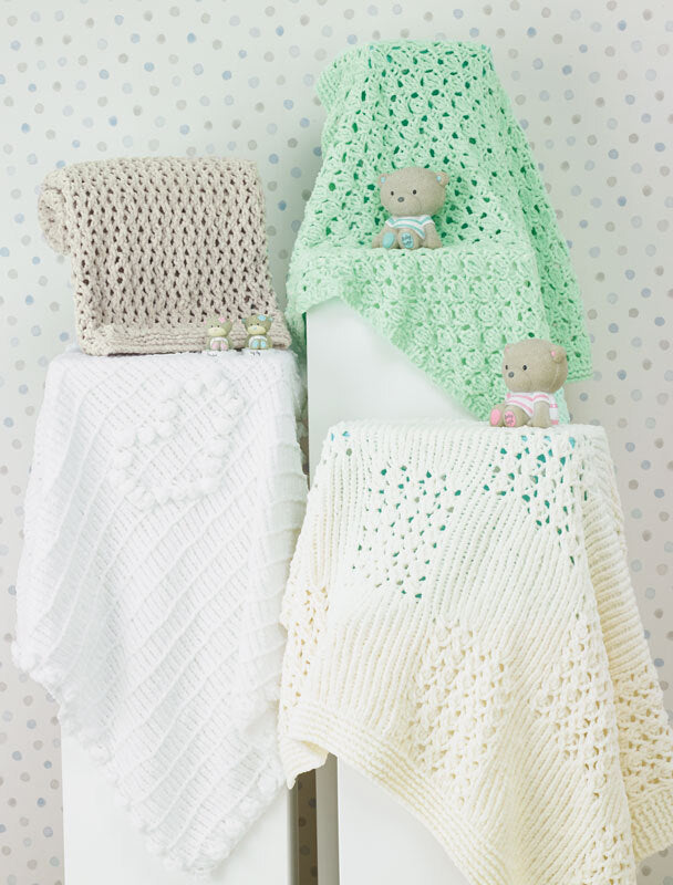 JB447 Flutterby Chunky 4 Blanket Designs