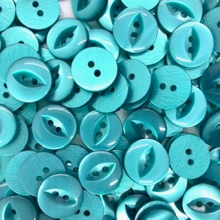 Fish Eye Button : 14mm Jade