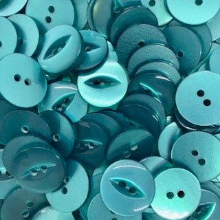 Fish Eye Button : 16mm Jade