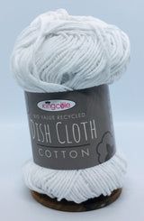 King Cole Recycled White Dishcloth Cotton