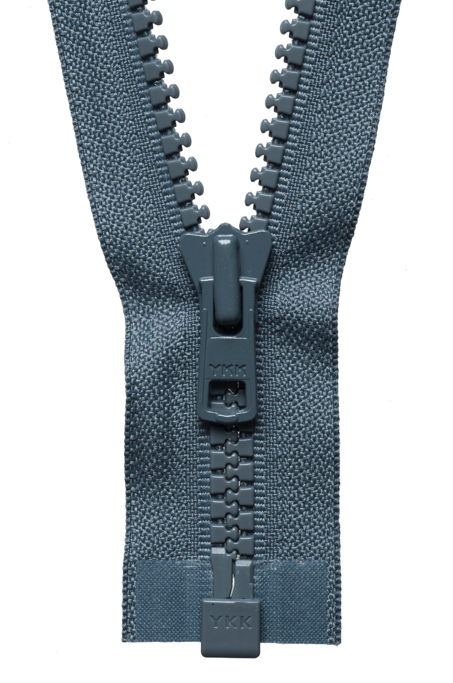 YKK 56cm 22” Grey Open ended Heavy Weight Zip