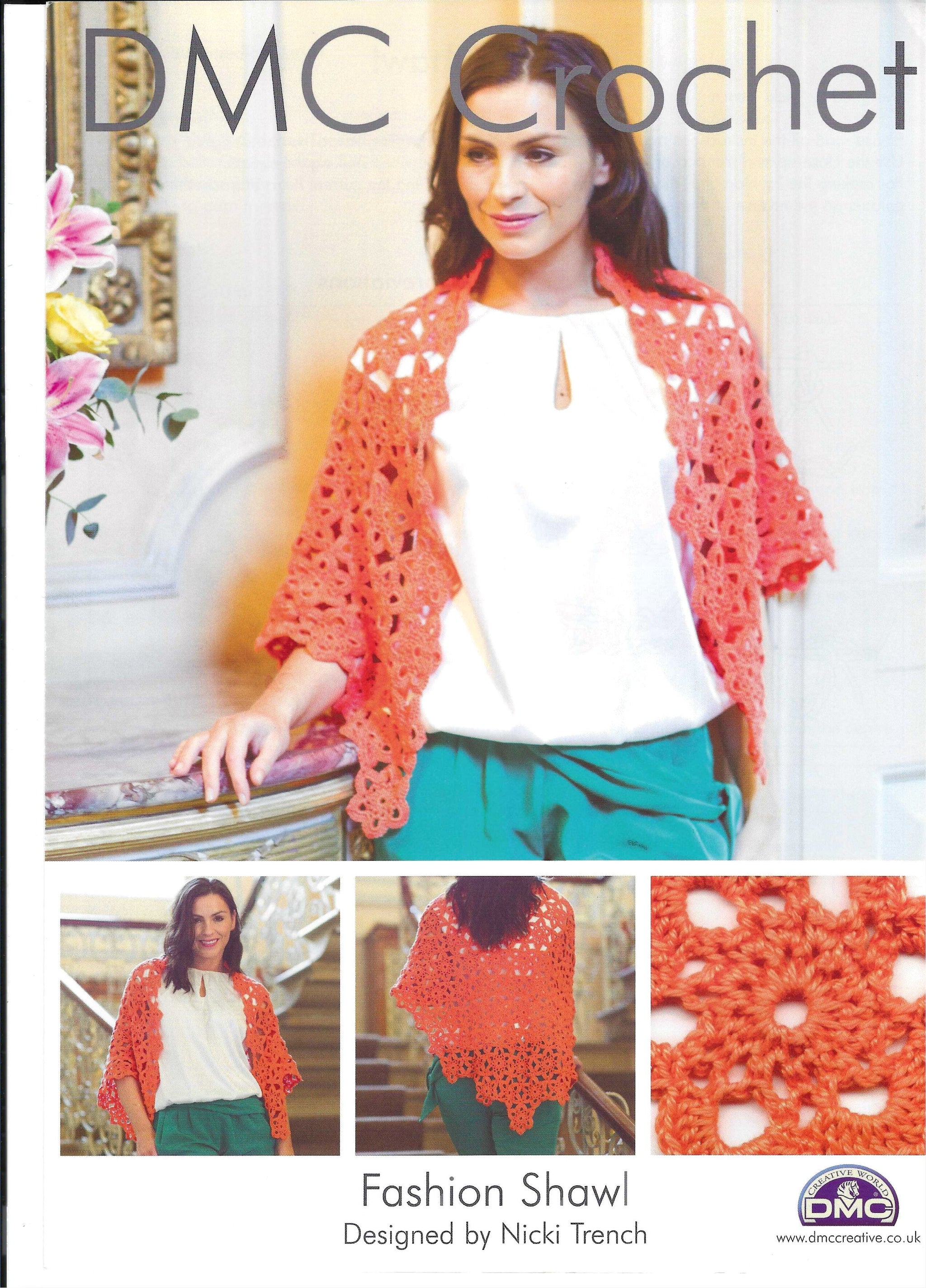 DMC Crochet Fashion Shawl