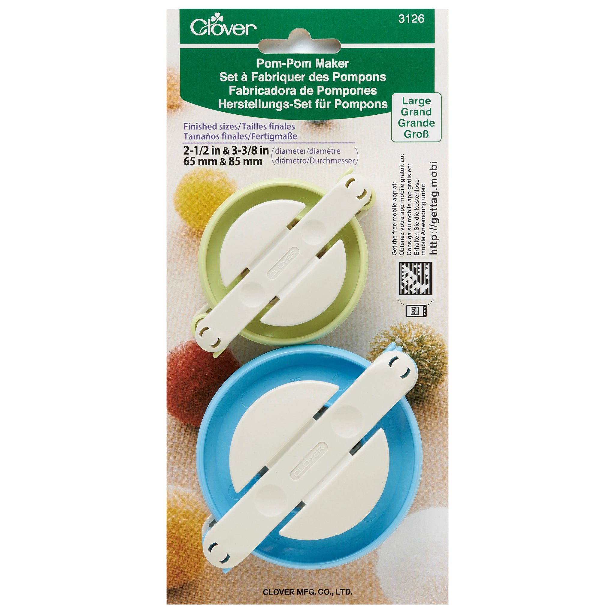 Clover Pom Pom Maker 65mm & 85mm