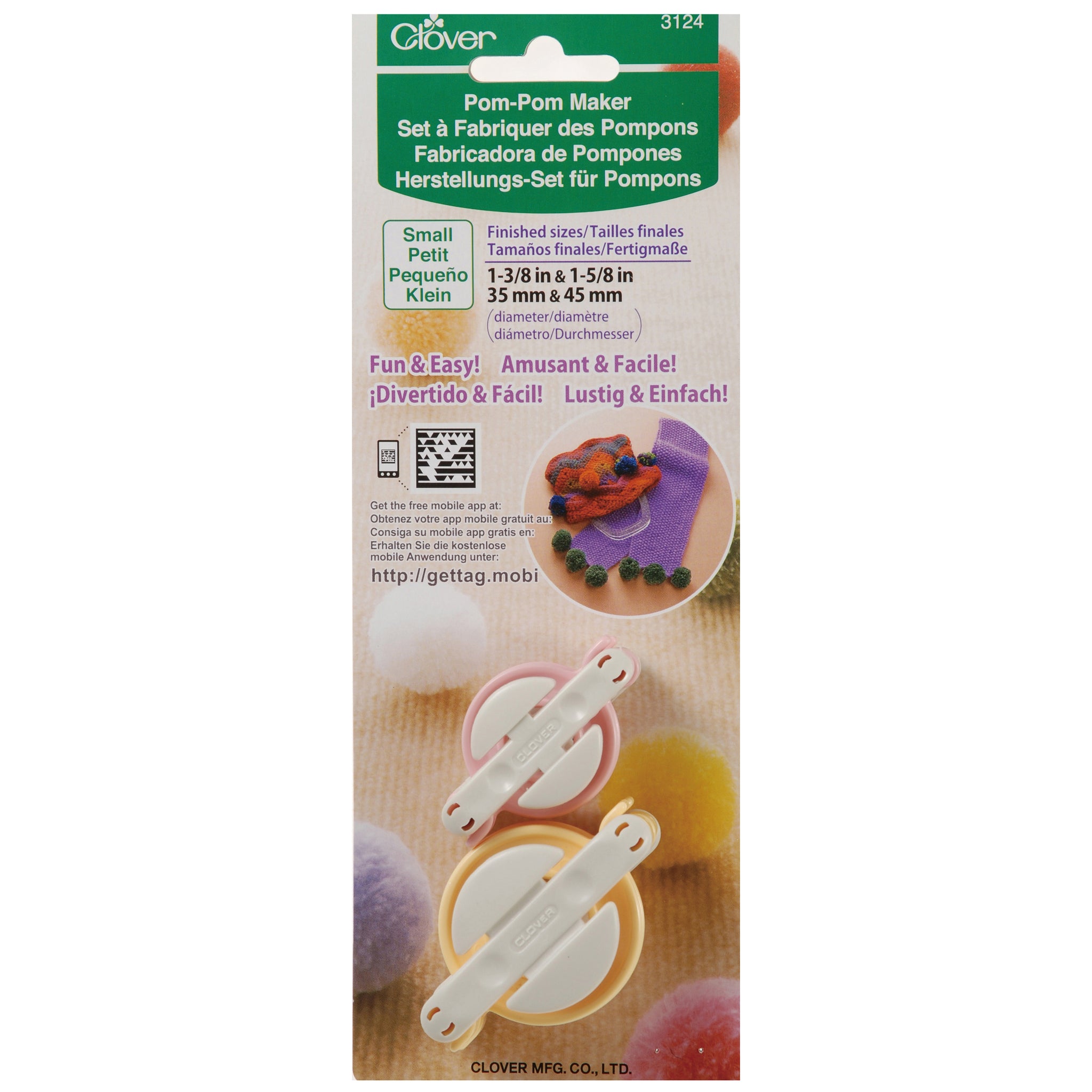Clover Pom Pom Maker 35mm & 45mm