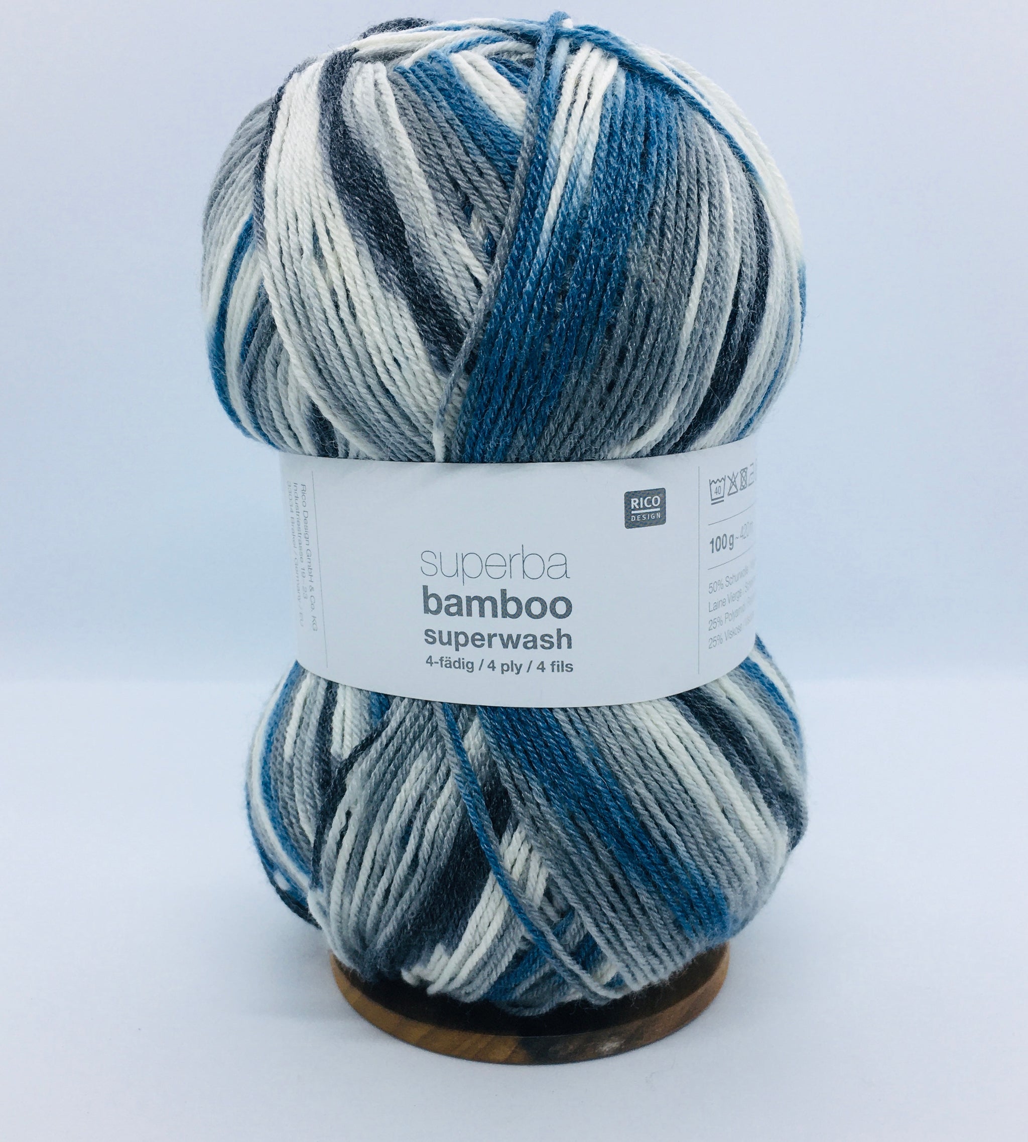 Rico Superba 047 Midnight Bamboo Superwash