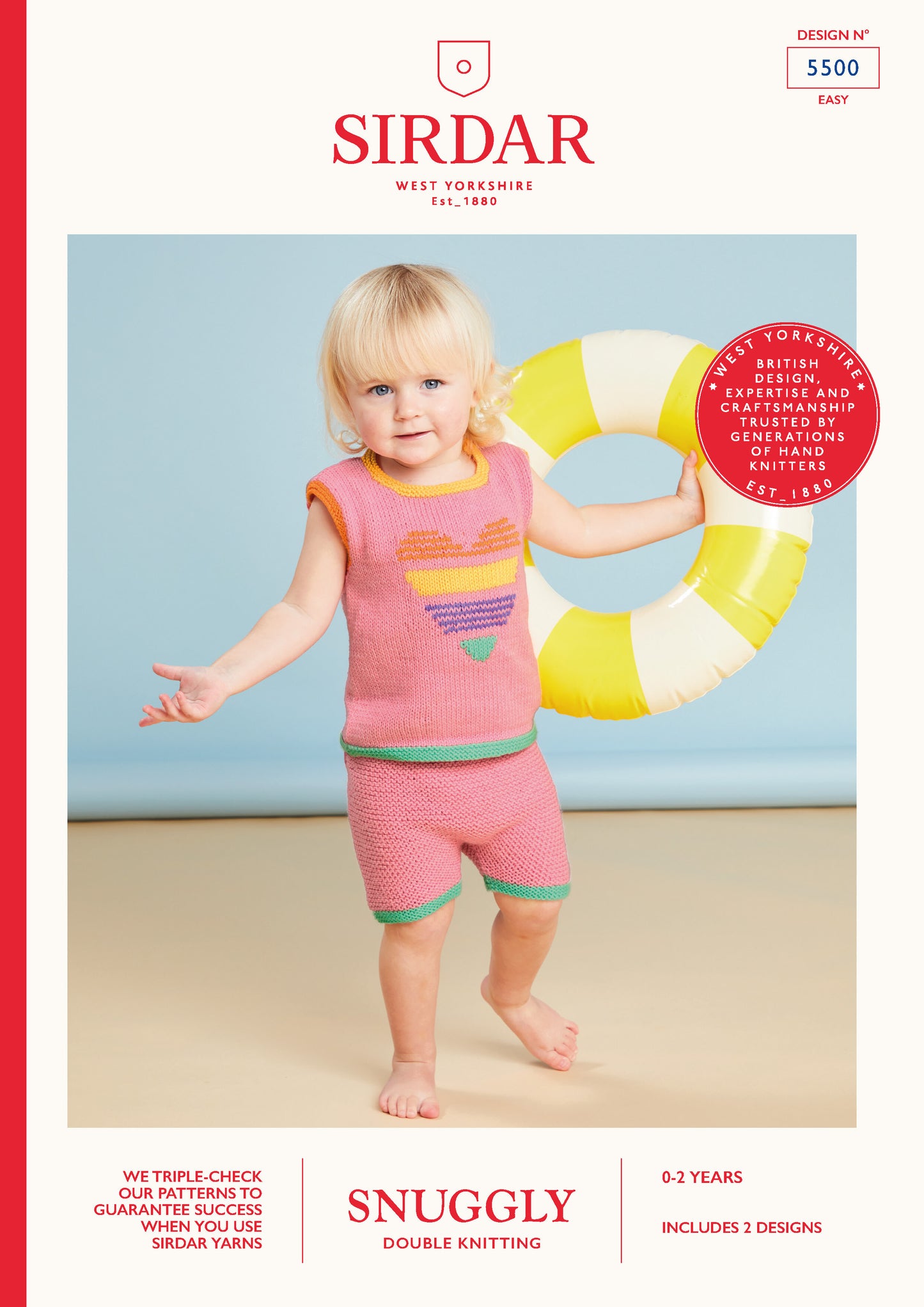 Sirdar Snuggly DK 5500 Summer Days Short Set 0-3M - 18-24M
