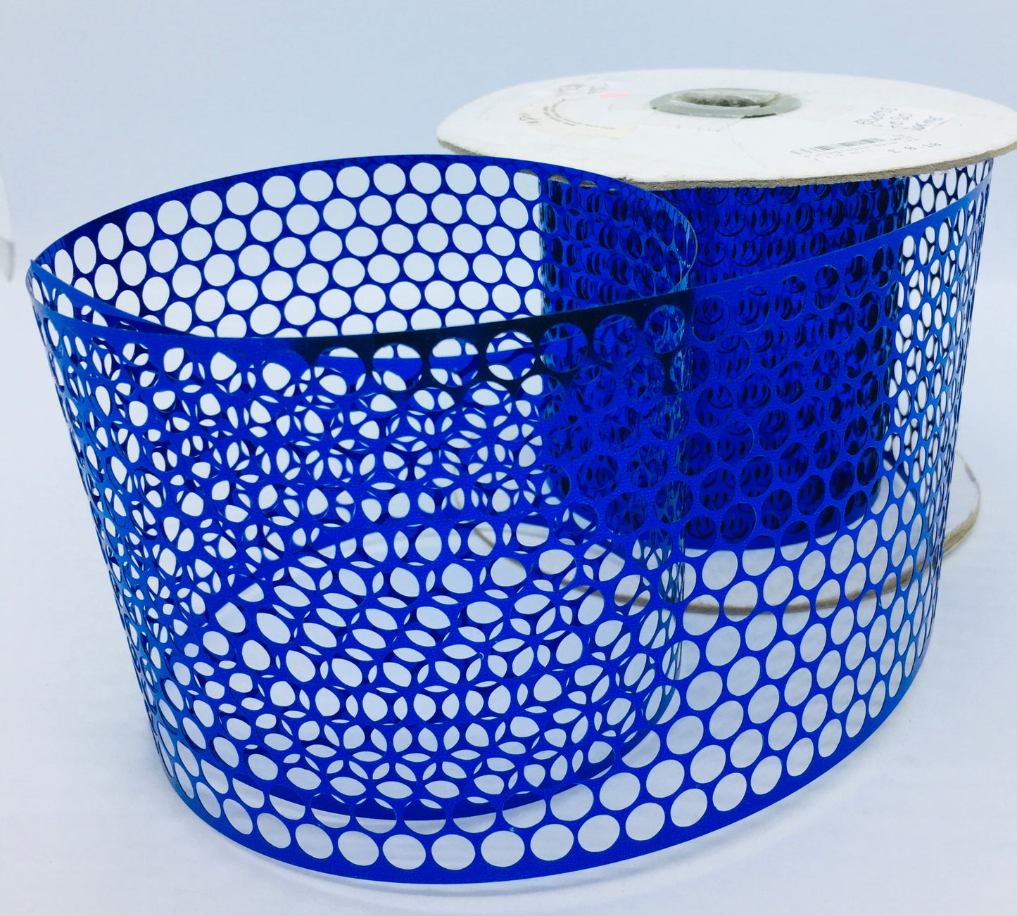 Punchinella Sequin Waste Royal Blue per 1/2 Mtr