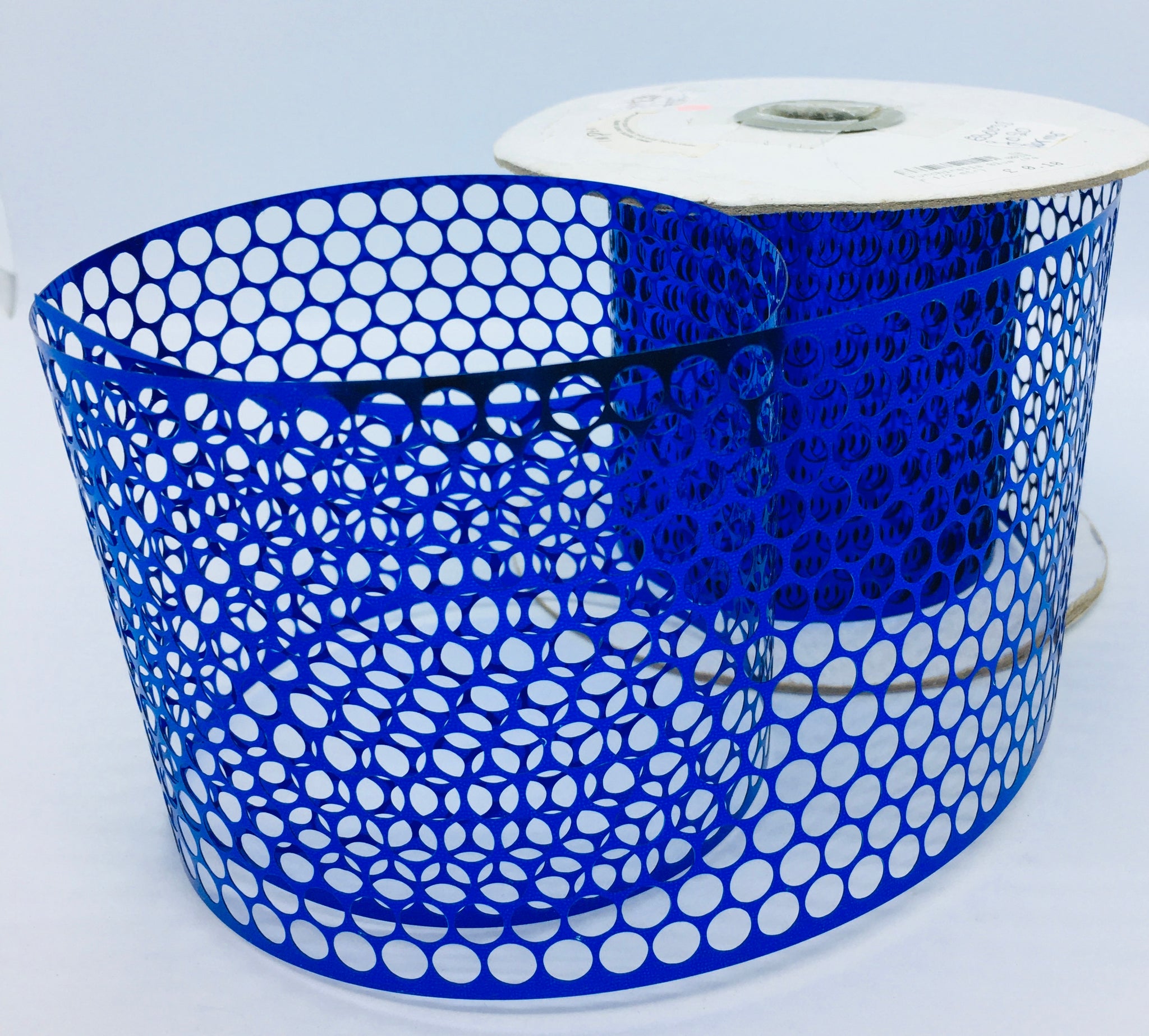 Punchinella Sequin Waste Royal Blue per 1/2 Mtr