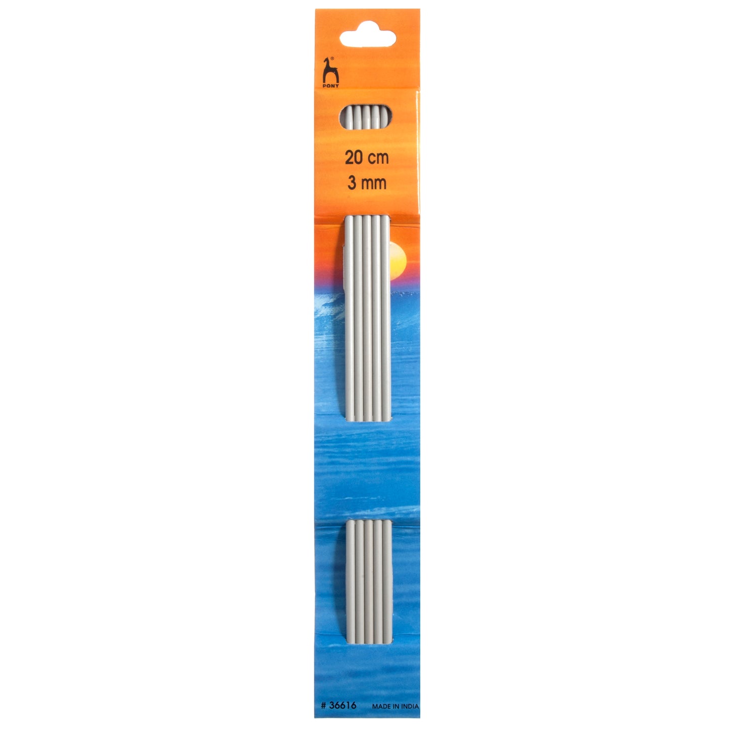 Pony 3.00mm 20cm Double Pointed Knitting Needles