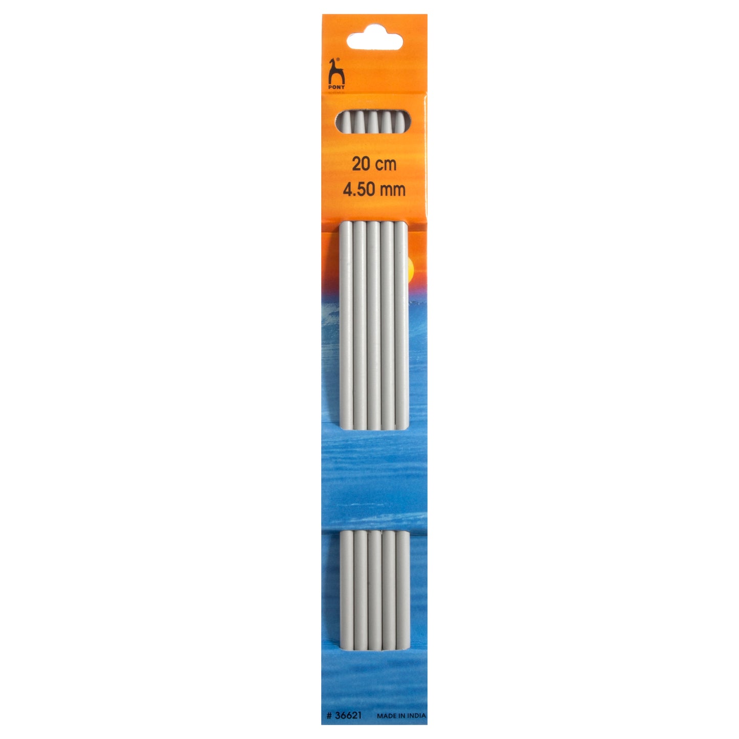 Pony 4.50mm 20cm Double Pointed Knitting Needles