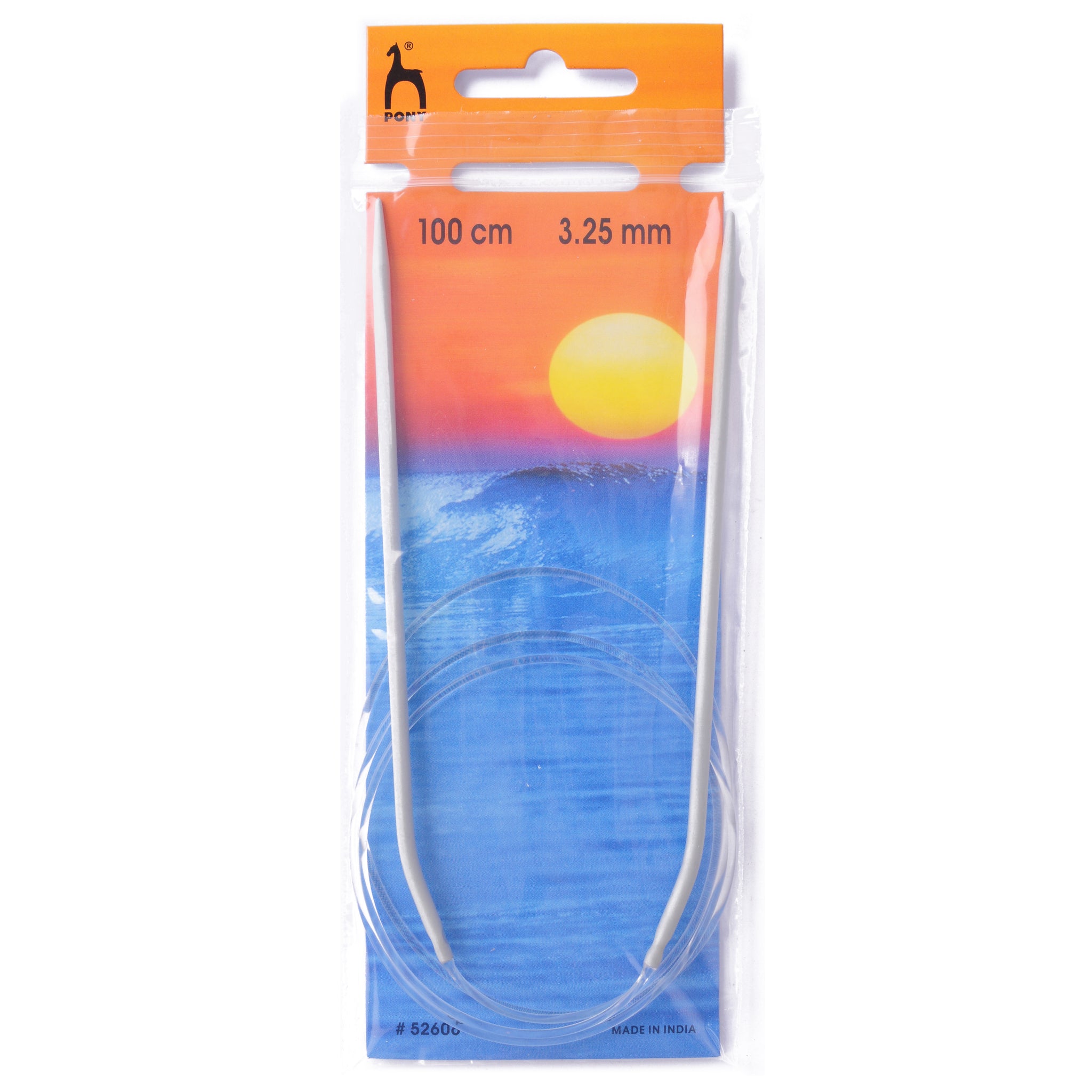 Pony Circular Knitting Needle: 3.25mm 100cm