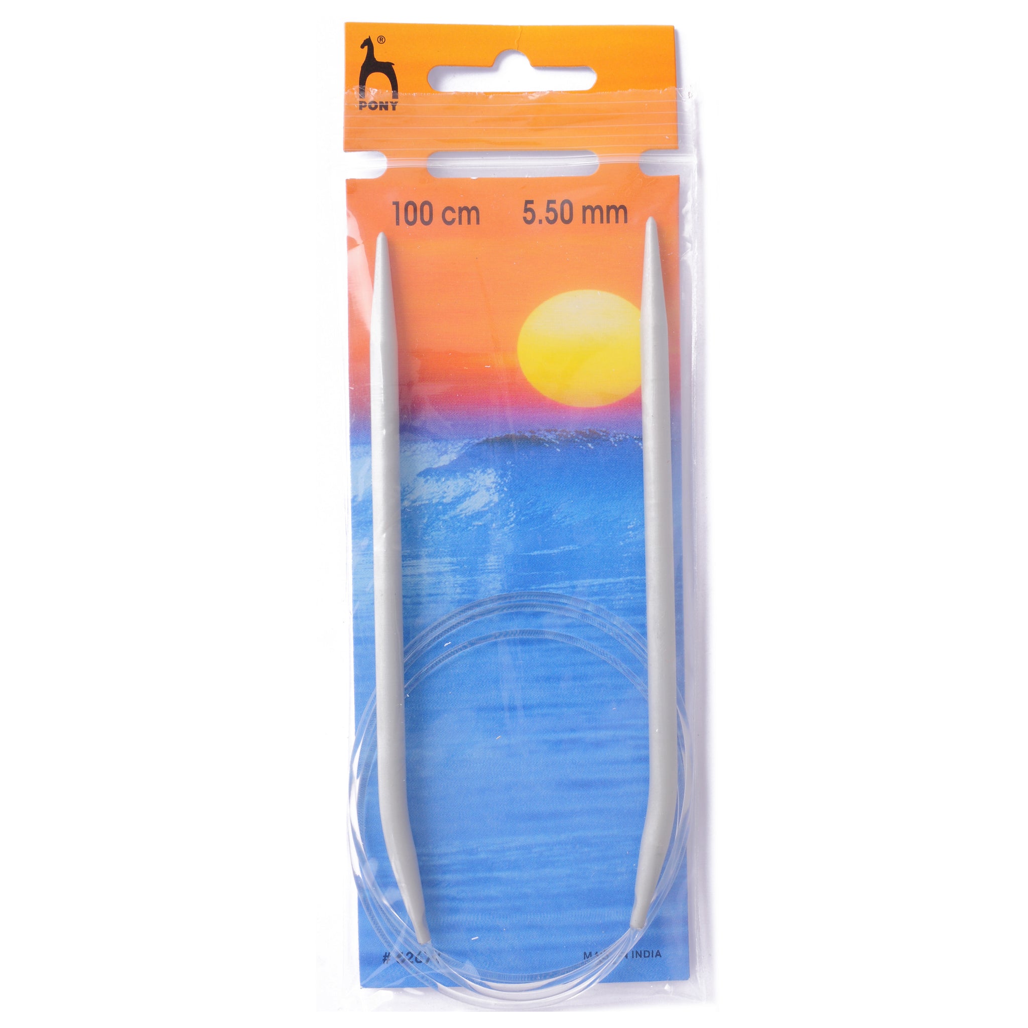 Pony Circular Knitting Needle: 5.50mm 100cm
