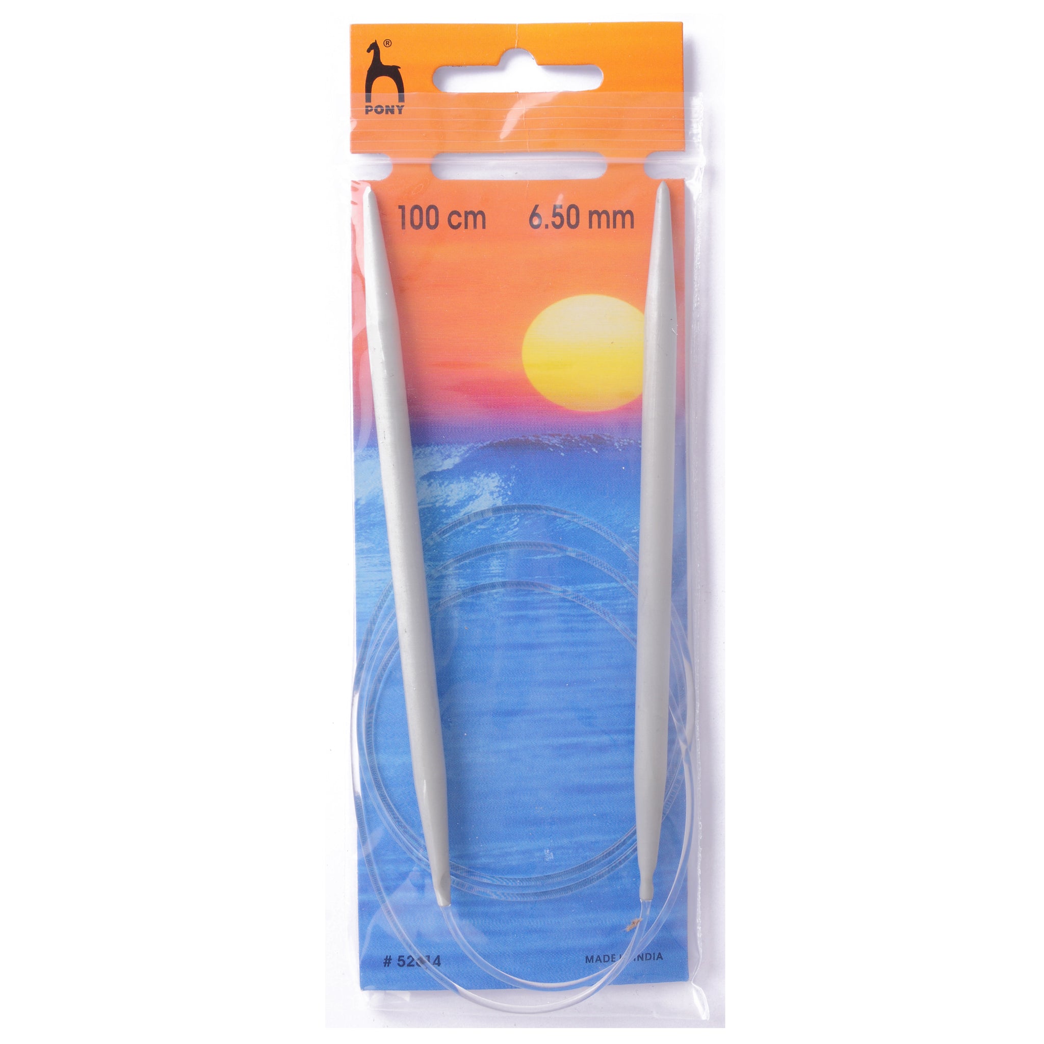 Pony Circular Knitting Needle: 6.50mm 100cm