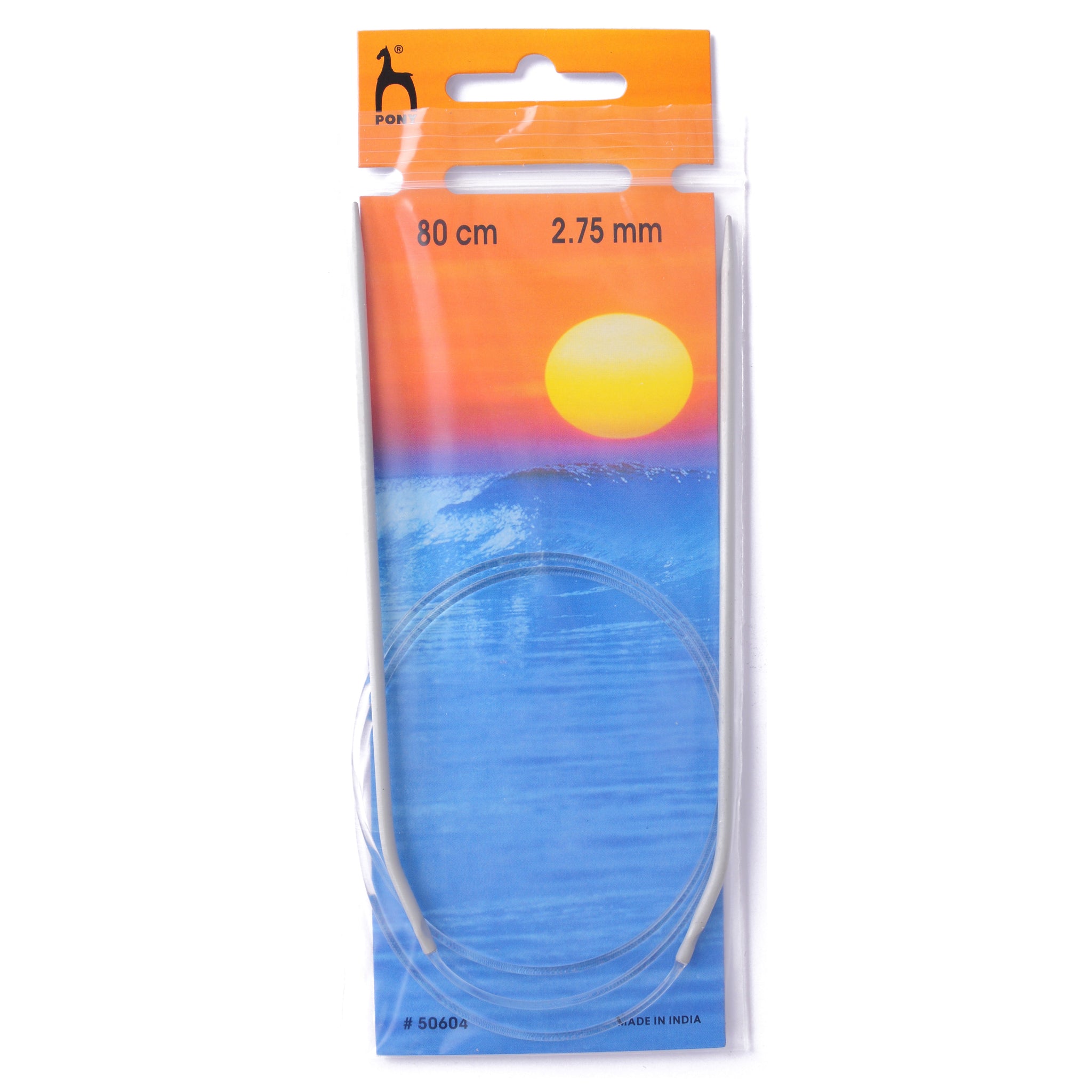 Pony Circular Knitting Needles: 2.75mm 80cm