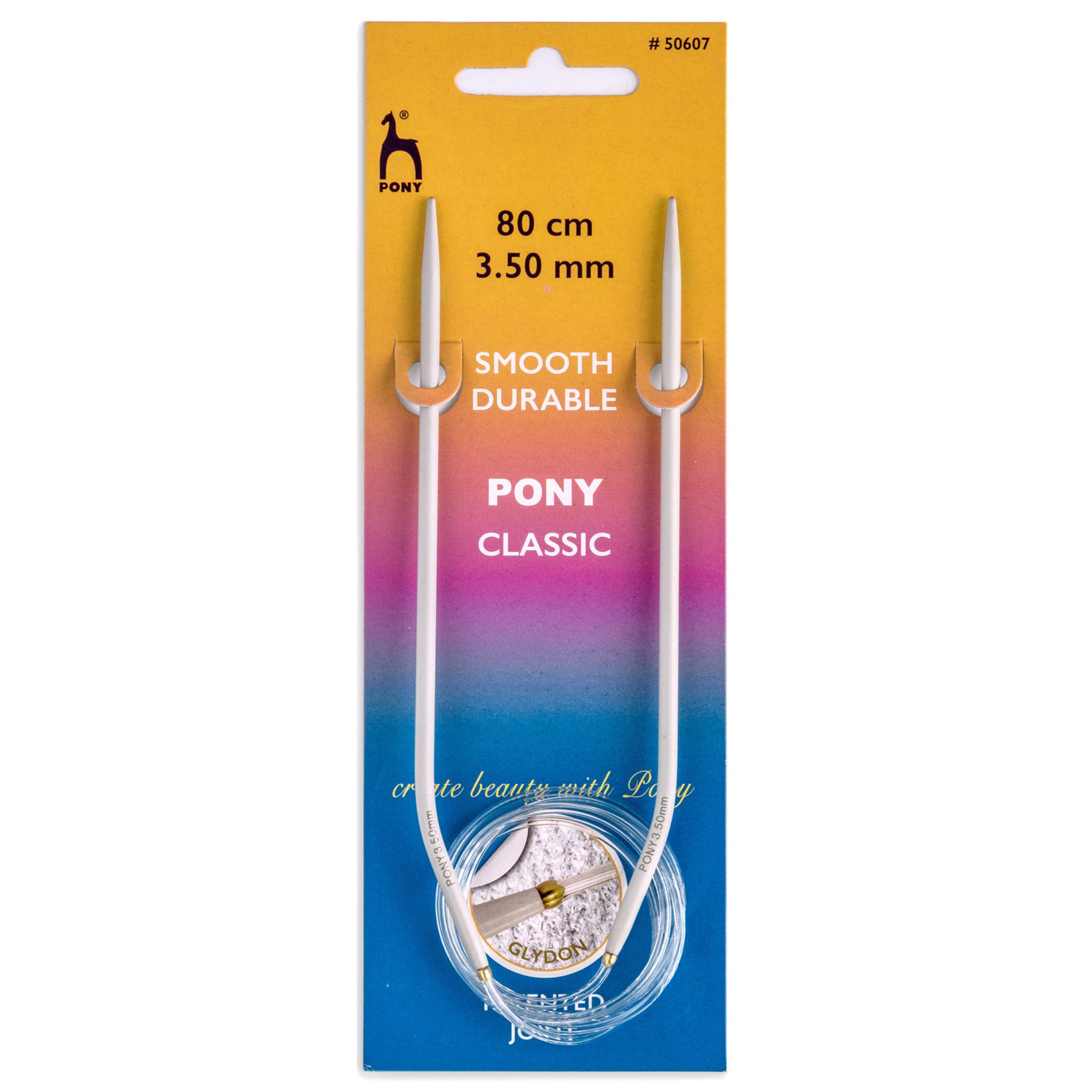 Pony Circular Knitting Needle: 3.50mm 80cm