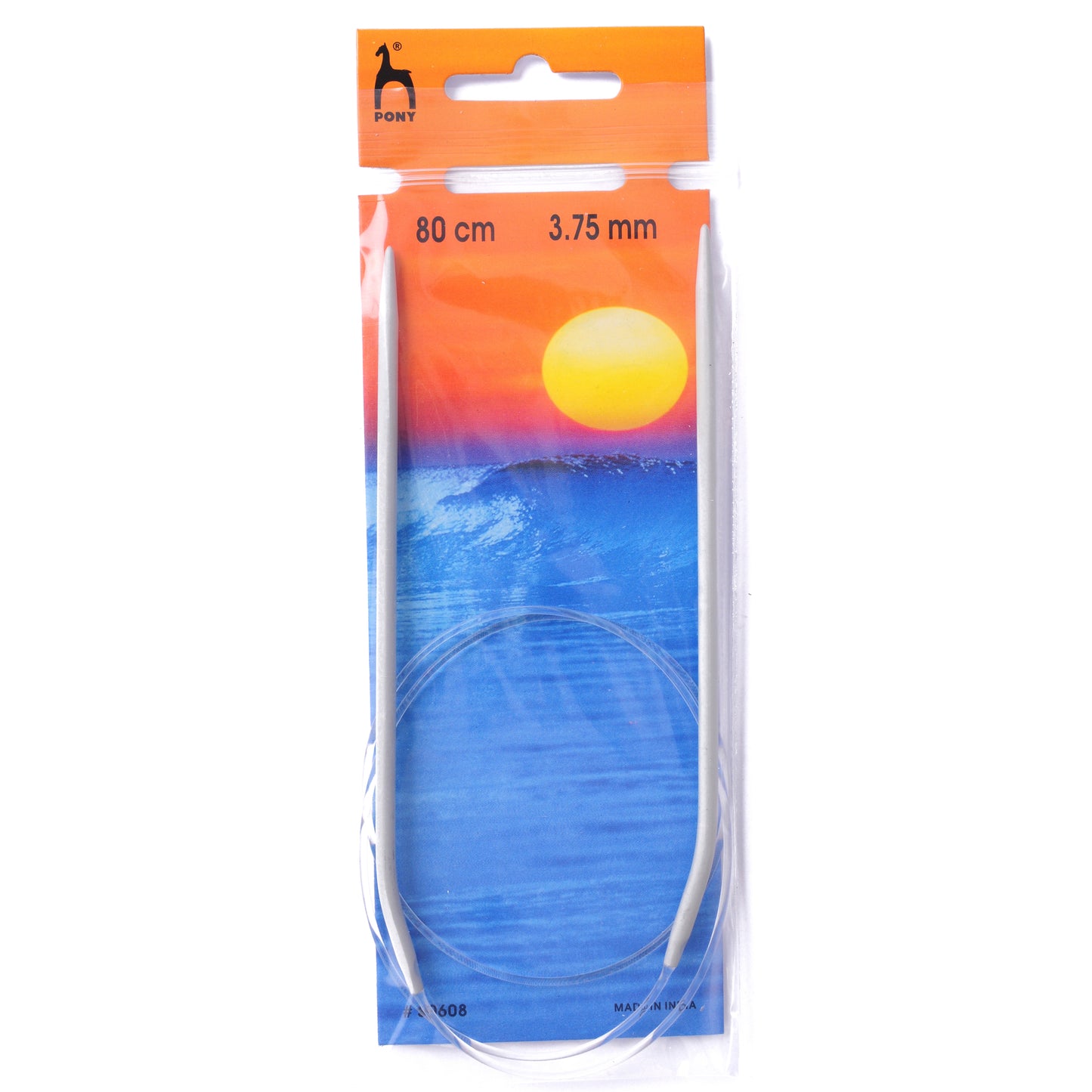 Pony Circular Knitting Needle: 3.75mm 80cm