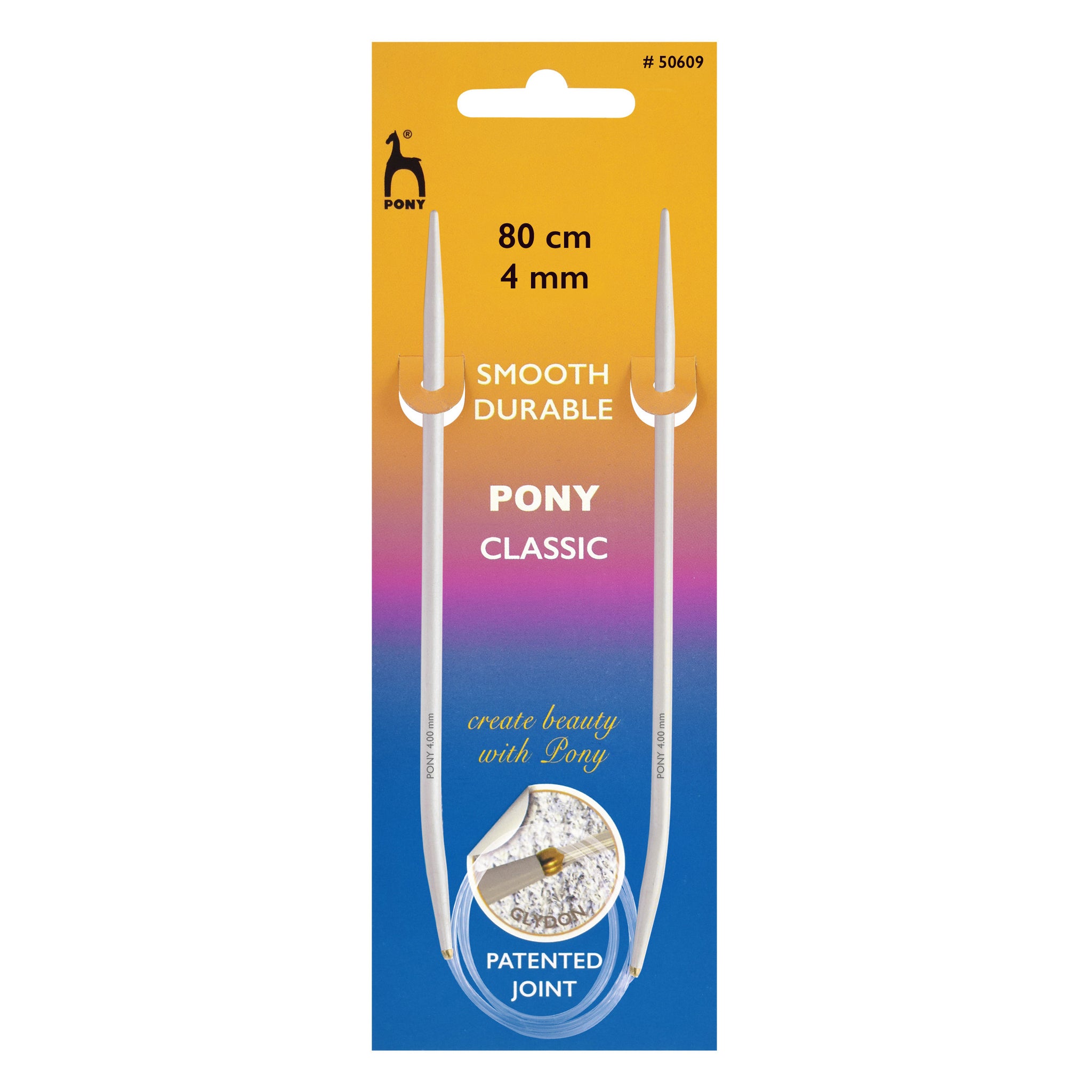 Pony Circular Knitting Needle: 4.00mm 80cm