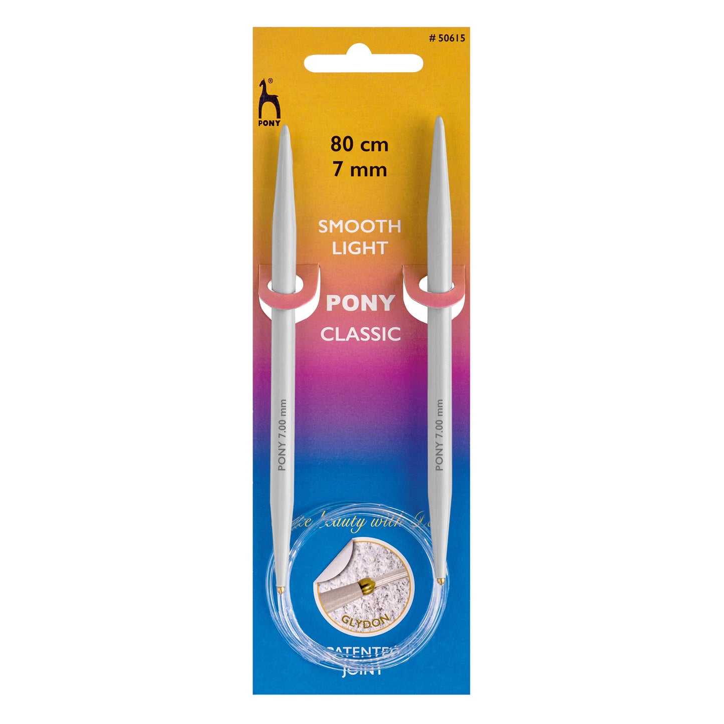 Pony Circular Knitting Needle: 7.00mm 80cm