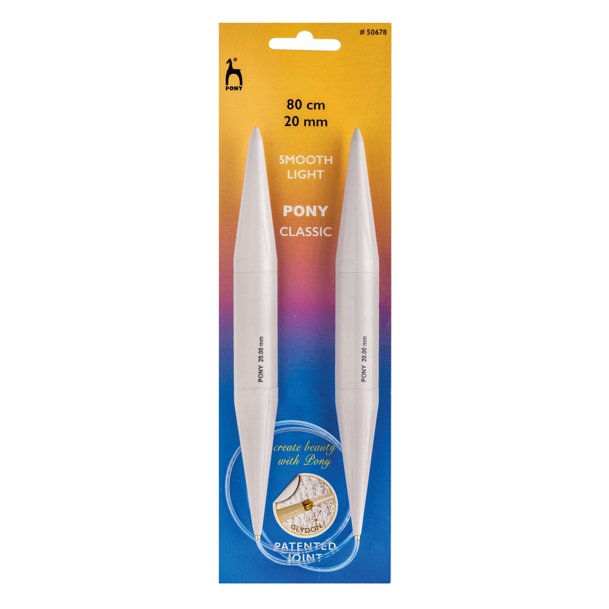Pony Circular Knitting Needle: 20.00mm 80cm