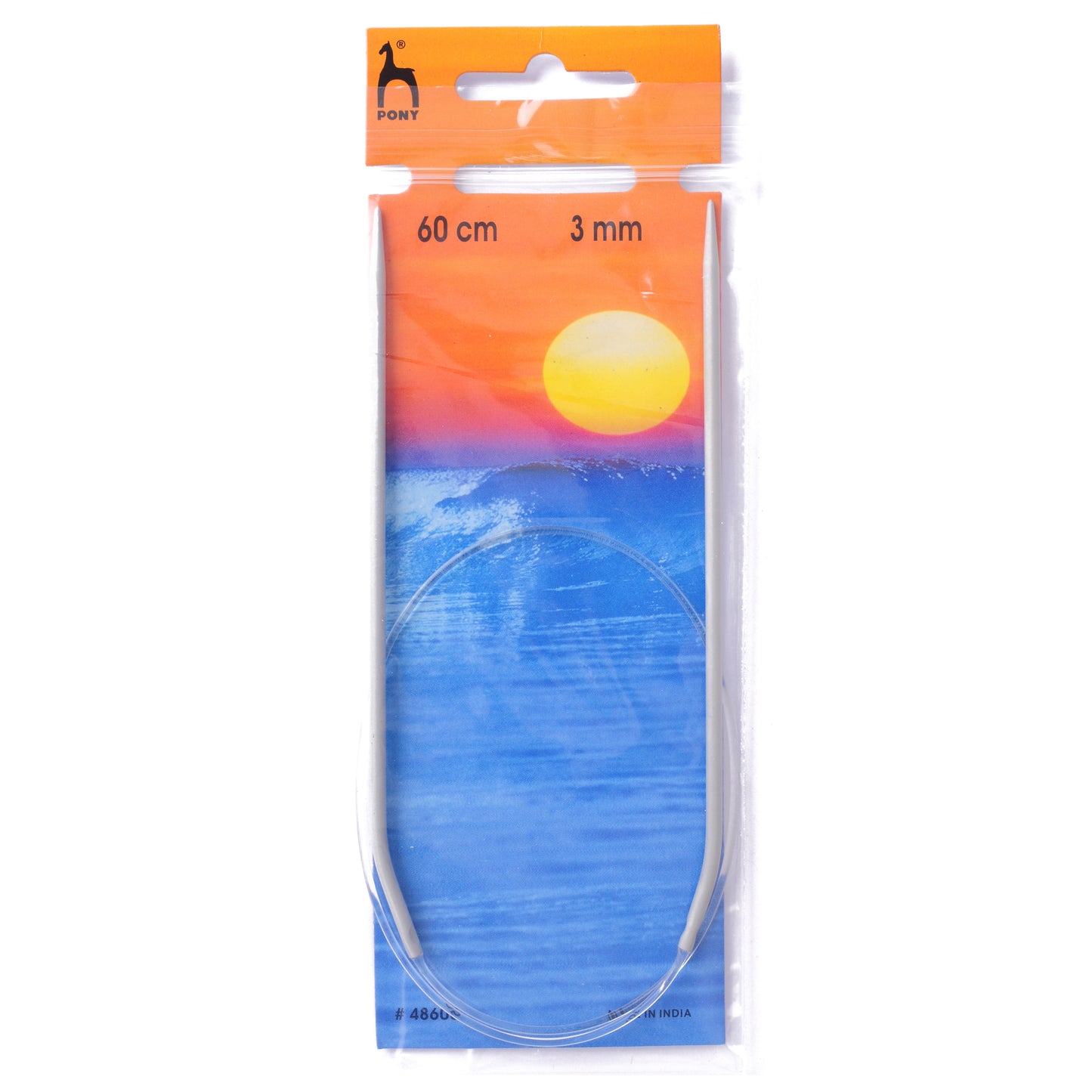 Pony Circular Knitting Needle: 3.00mm 60cm