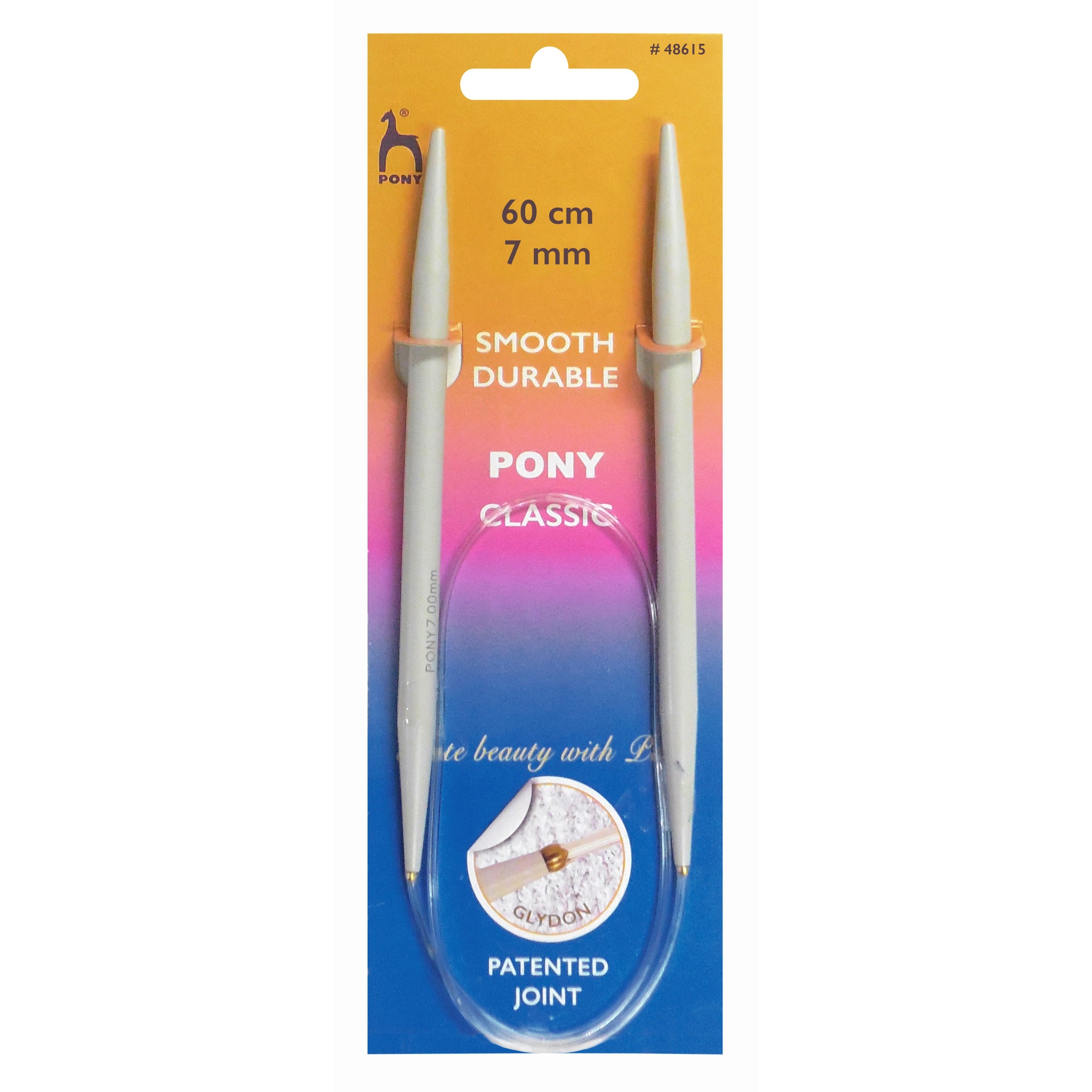 Pony Circular Knitting Needle: 7.00mm 60cm