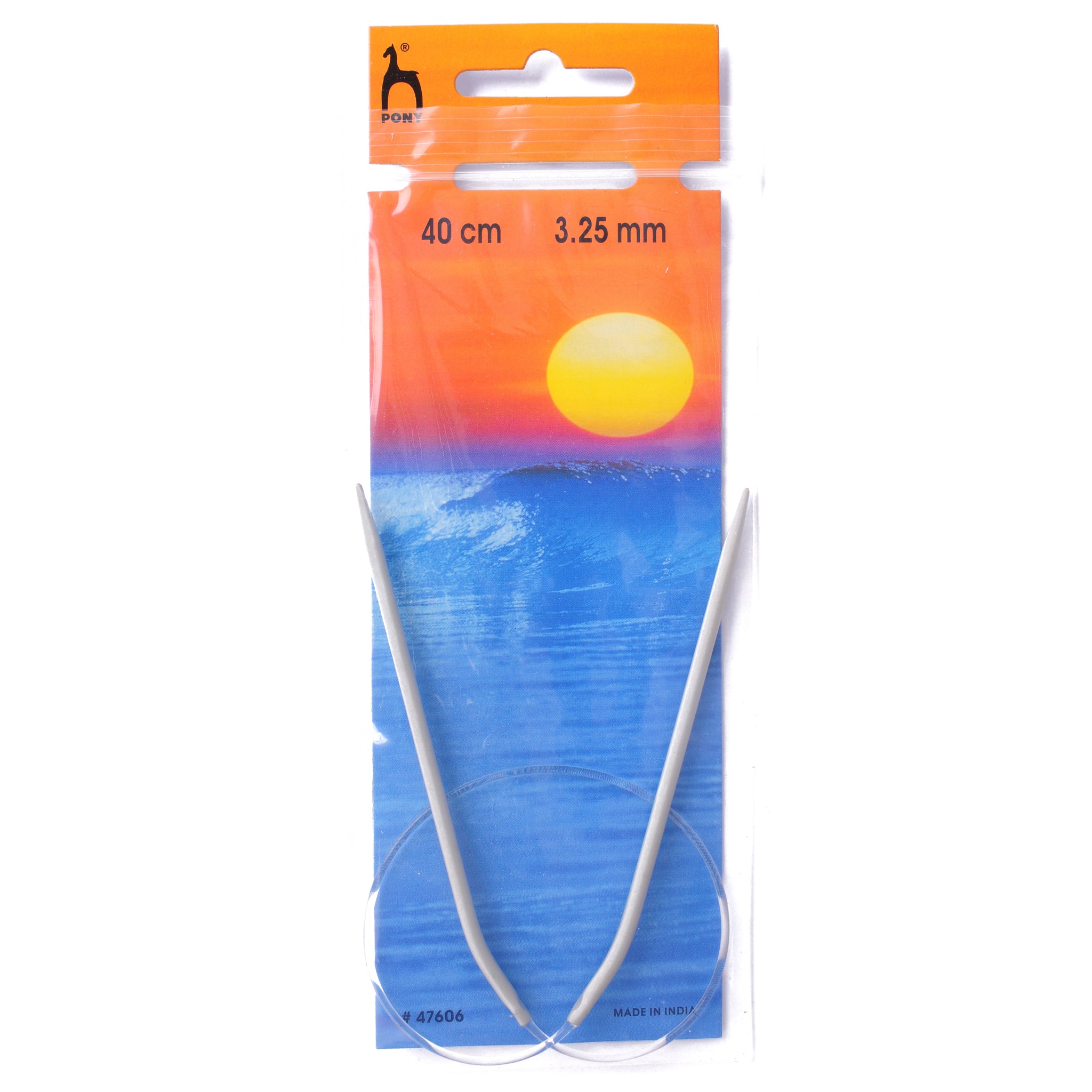 Pony Circular Knitting Needle: 3.25mm 40cm
