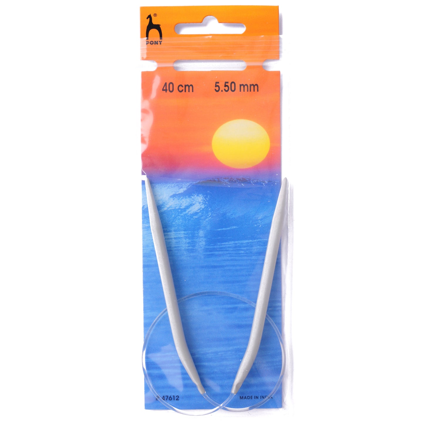 Pony Circular Knitting Needle: 5.50mm 40cm