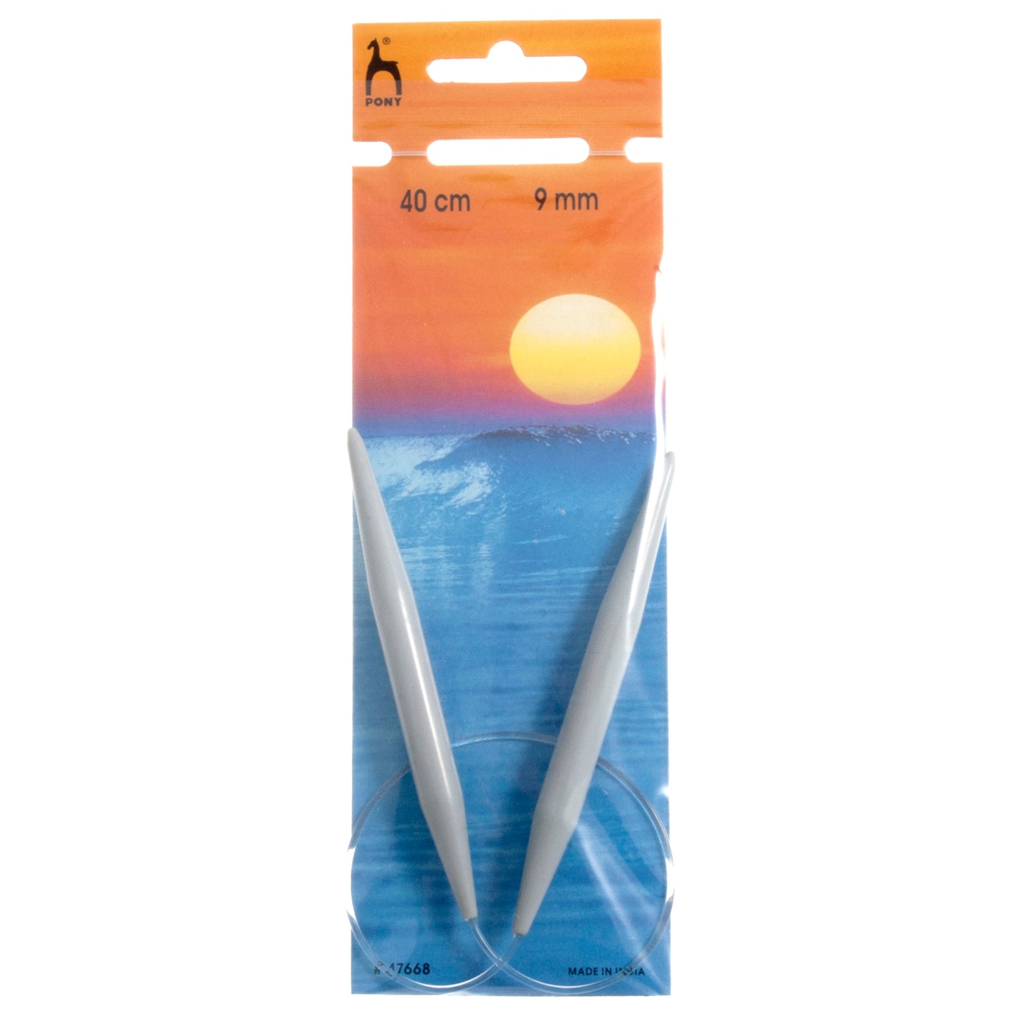 Pony Circular Knitting Needles: 9.00mm 40cm