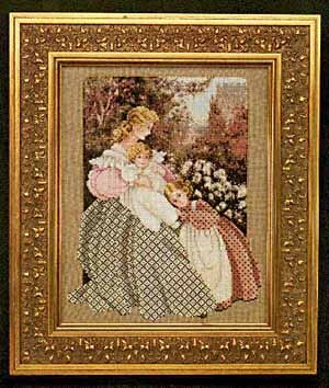 Morning Song Lavender & Lace Cross Stitch Chart LL031