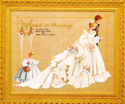 The Wedding Lavender & Lace Cross Stitch Chart LL019