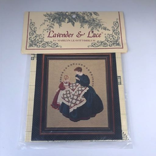 The Quiltmaker  Lavender & Lace Cross Stitch Chart LL027