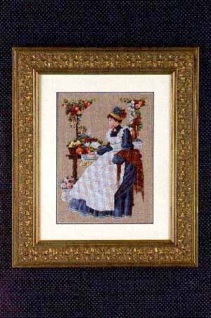 County Fair Lavender & Lace Cross Stitch Chart LL008