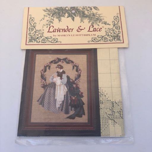 Sweet Dreams Lavender & Lace Cross Stitch Chart LL014