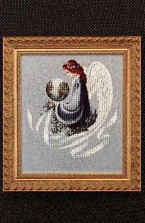 Earth Angel Lavender & Lace Cross Stitch Chart LL016