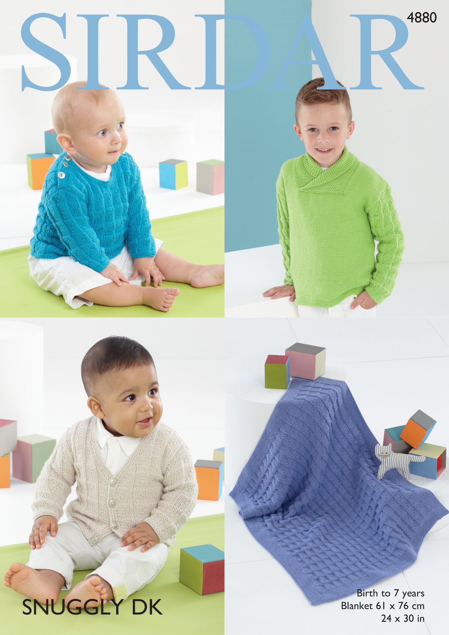 Sirdar Snuggly DK Pattern 4880  Birth-7 years