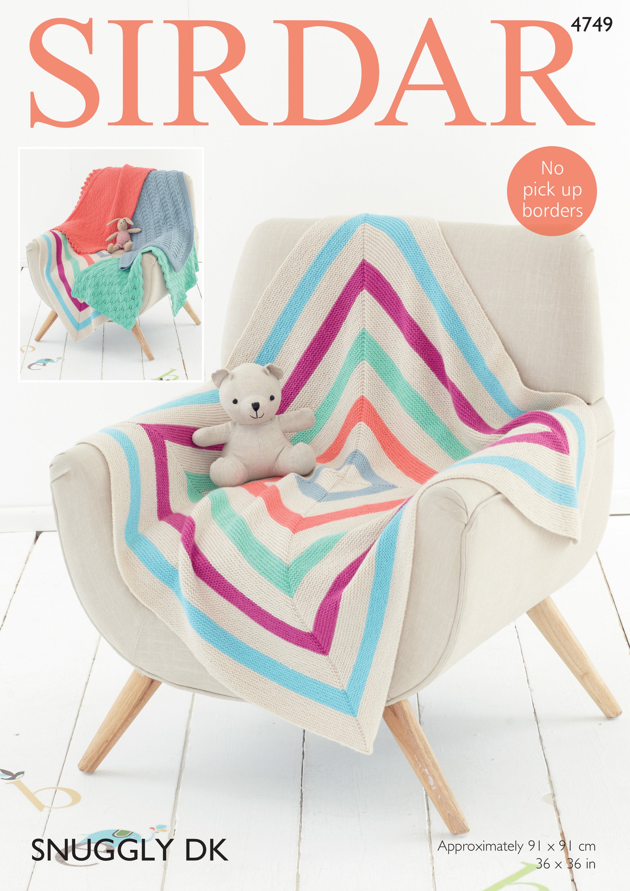 Sirdar Snuggly DK Pattern 4749 Blankets