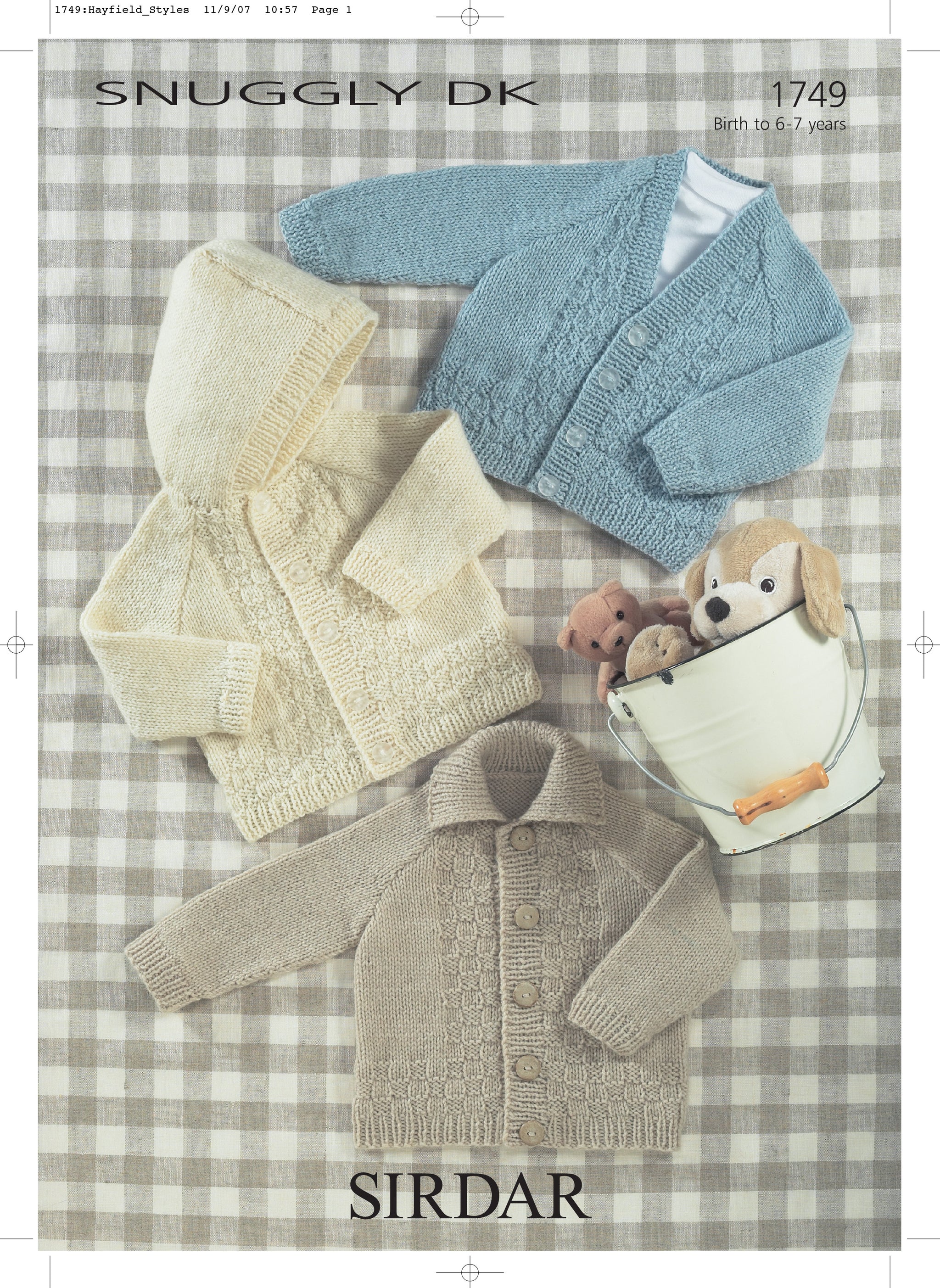 Sirdar Snuggly DK Knitting Pattern 1749 Birth to 7 years