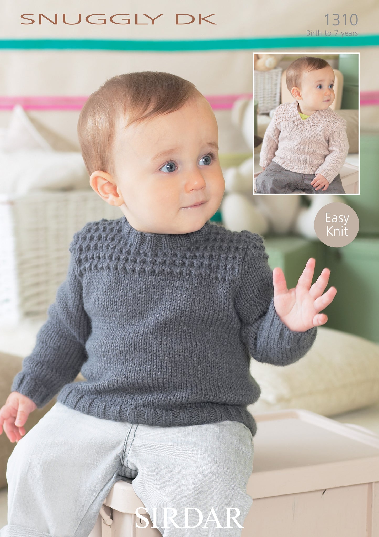 Sirdar Snuggly DK Pattern 1310 Birth to 7 Years