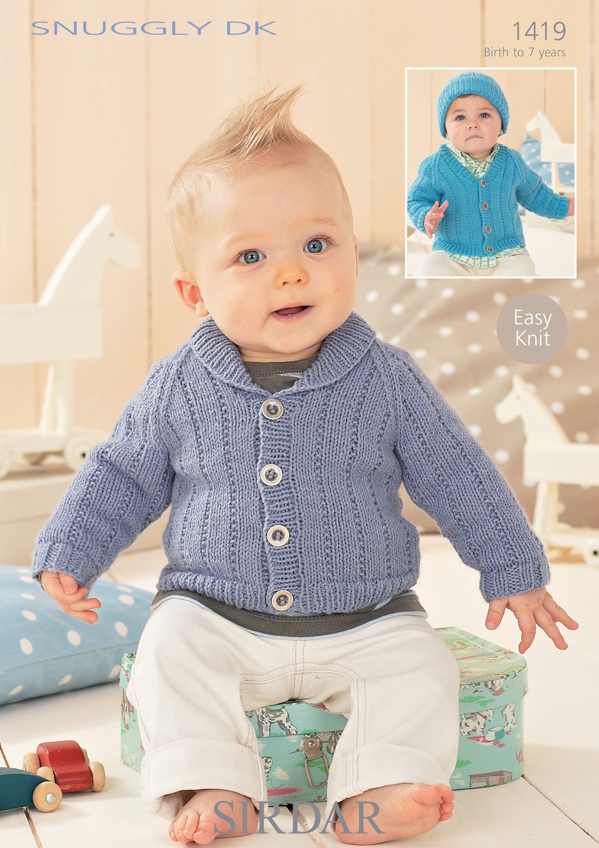 Sirdar Snuggly DK Pattern 1419 Birth to 7 Years